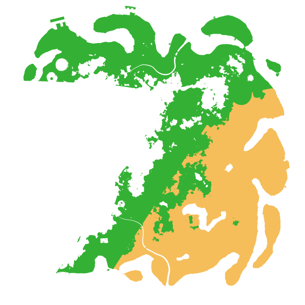 Biome Rust Map: Procedural Map, Size: 4300, Seed: 11342254