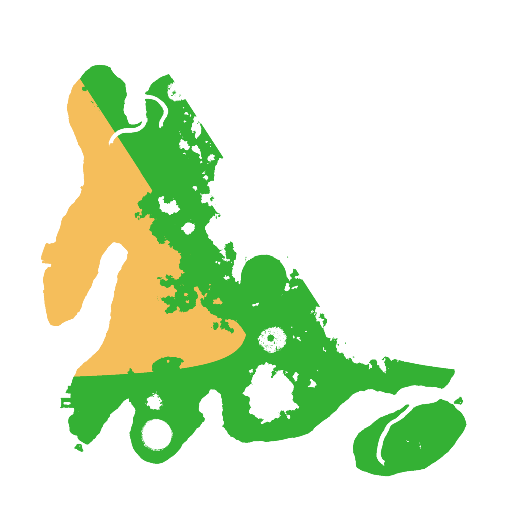 Biome Rust Map: Procedural Map, Size: 3000, Seed: 7298160