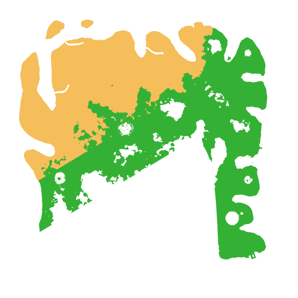 Biome Rust Map: Procedural Map, Size: 3900, Seed: 71280925