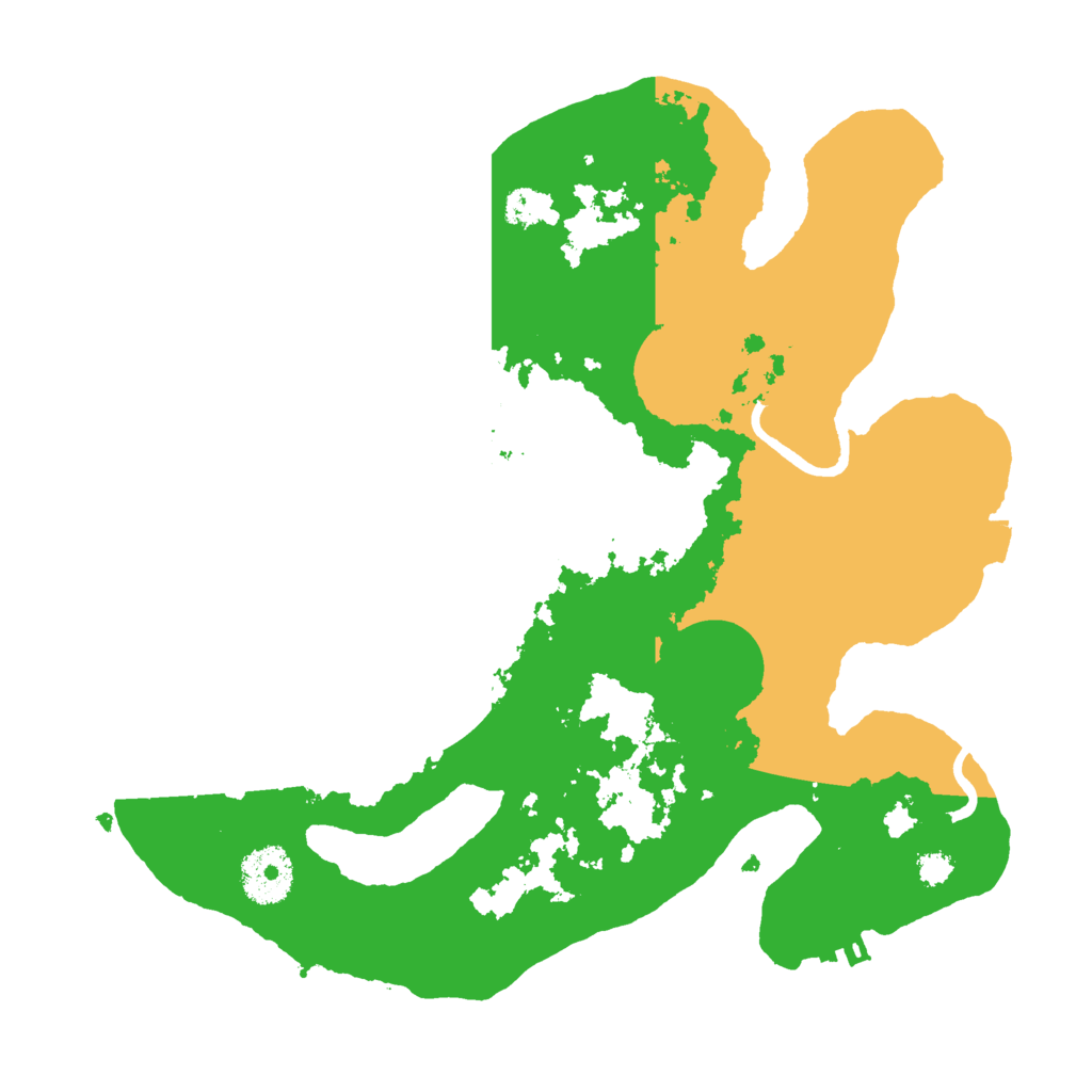 Biome Rust Map: Procedural Map, Size: 3000, Seed: 147359688
