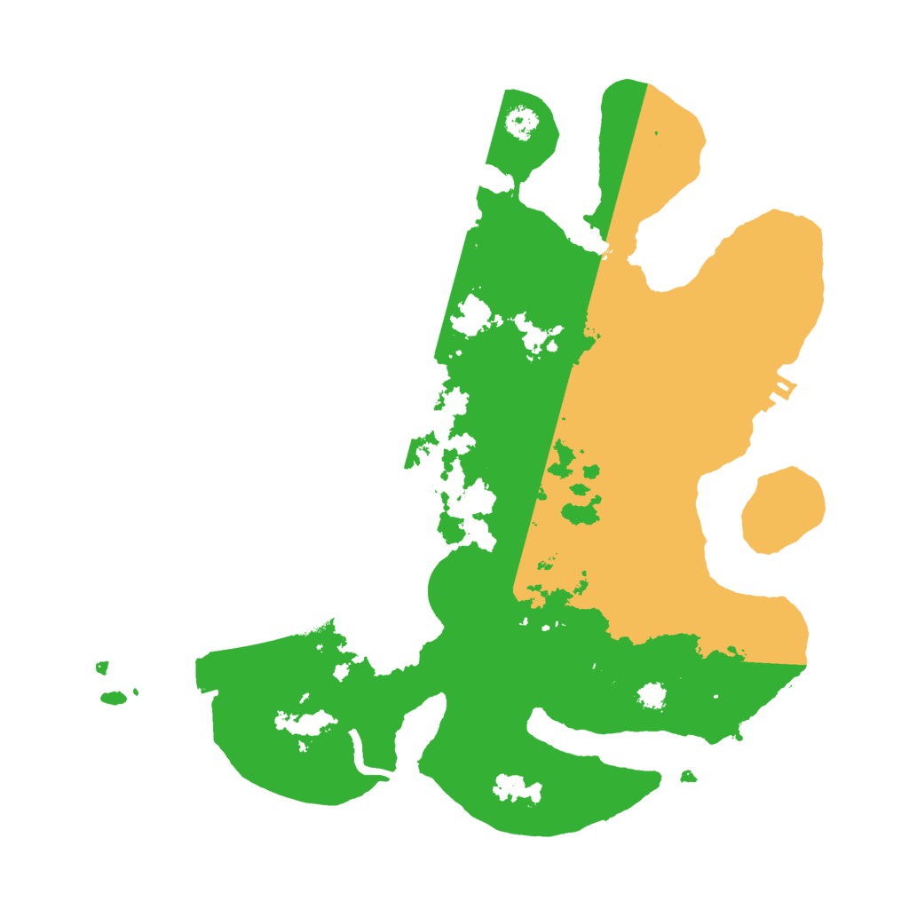 Biome Rust Map: Procedural Map, Size: 3000, Seed: 154035888