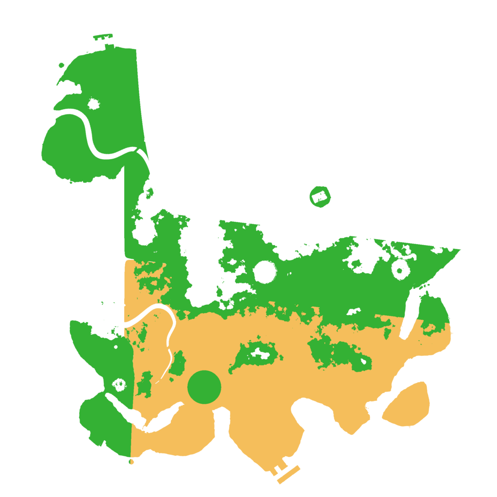 Biome Rust Map: Procedural Map, Size: 3900, Seed: 22446688