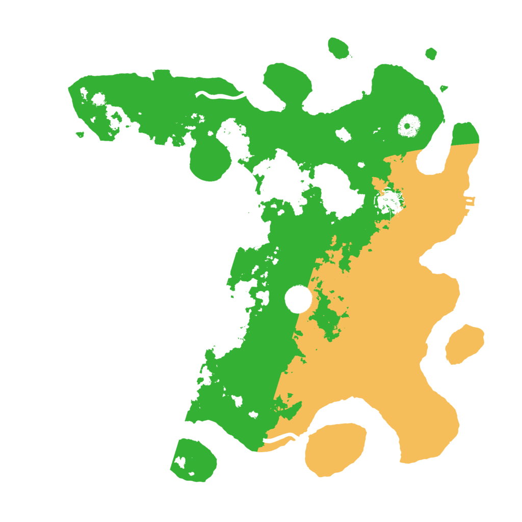 Biome Rust Map: Procedural Map, Size: 3500, Seed: 780021829