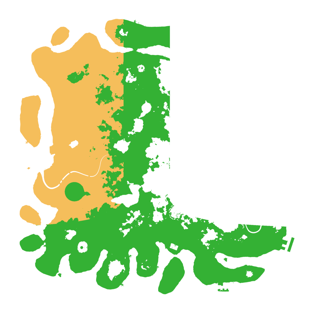 Biome Rust Map: Procedural Map, Size: 4250, Seed: 29064