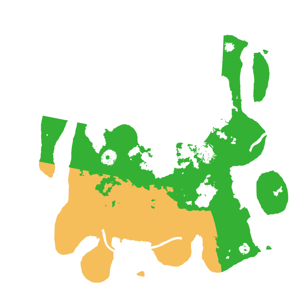 Biome Rust Map: Procedural Map, Size: 3000, Seed: 1235851858