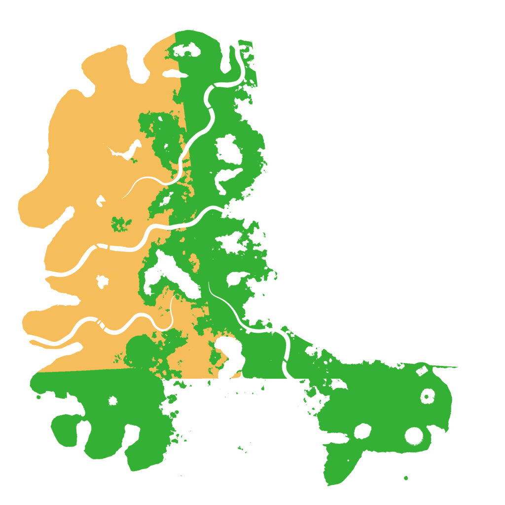 Biome Rust Map: Procedural Map, Size: 5000, Seed: 10001