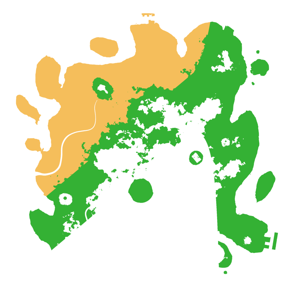 Biome Rust Map: Procedural Map, Size: 3500, Seed: 1156198944