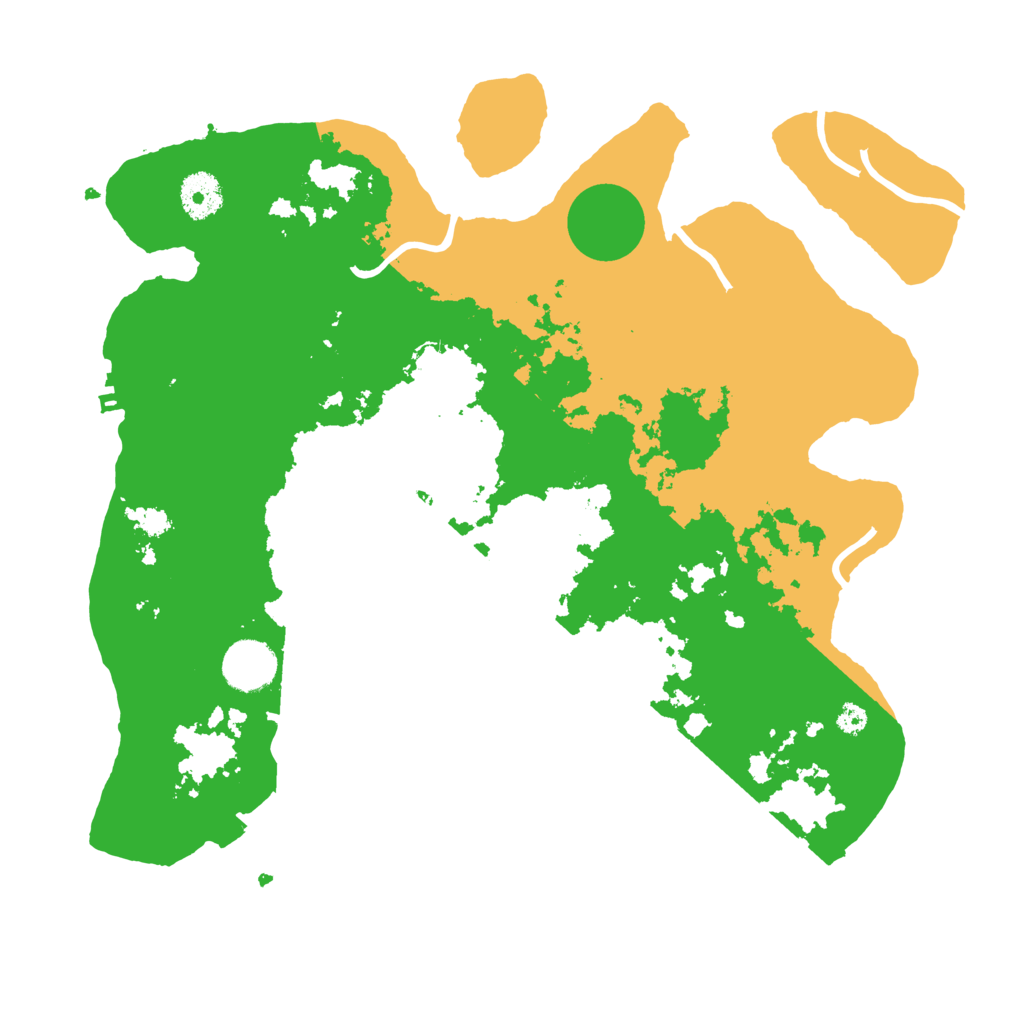 Biome Rust Map: Procedural Map, Size: 3500, Seed: 1414581720