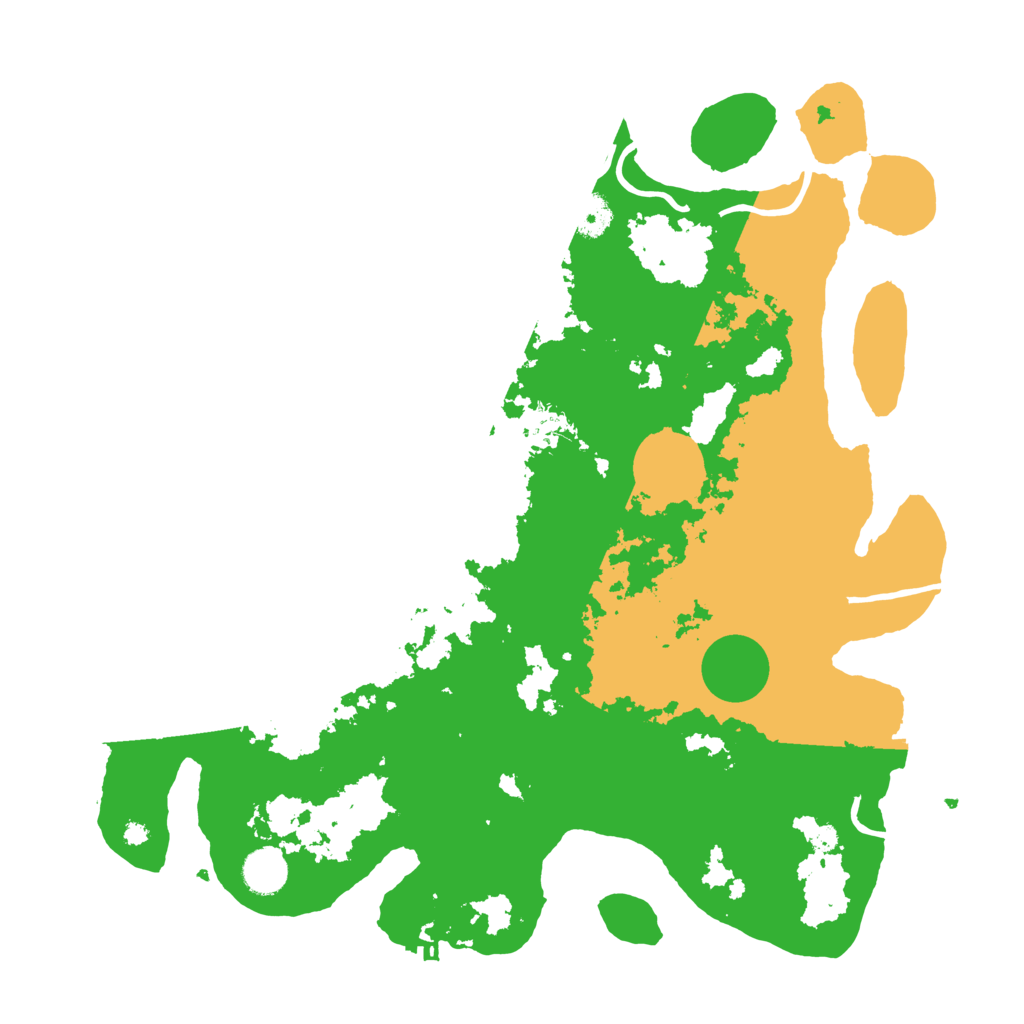 Biome Rust Map: Procedural Map, Size: 4000, Seed: 694857