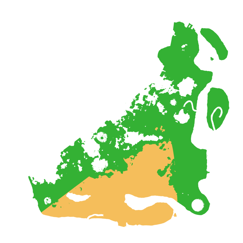 Biome Rust Map: Procedural Map, Size: 3500, Seed: 939996676