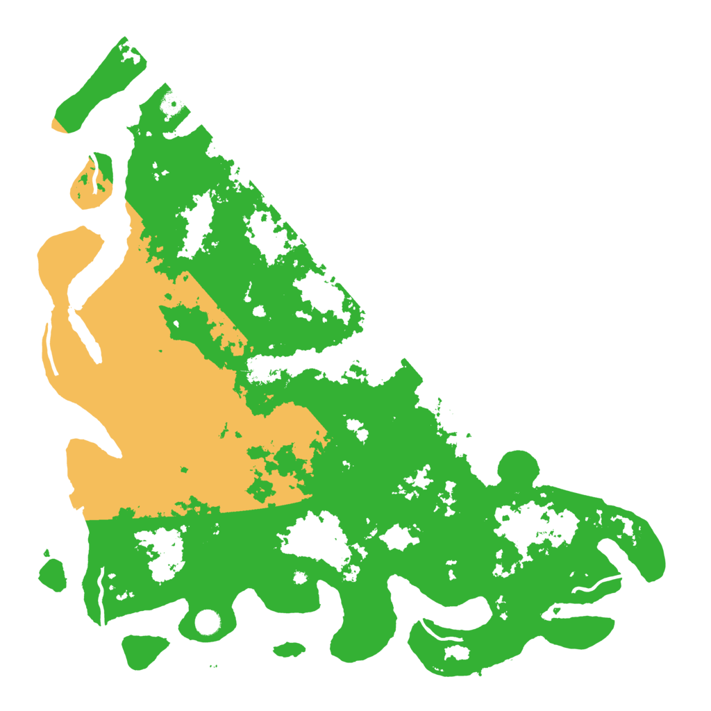 Biome Rust Map: Procedural Map, Size: 4900, Seed: 10321