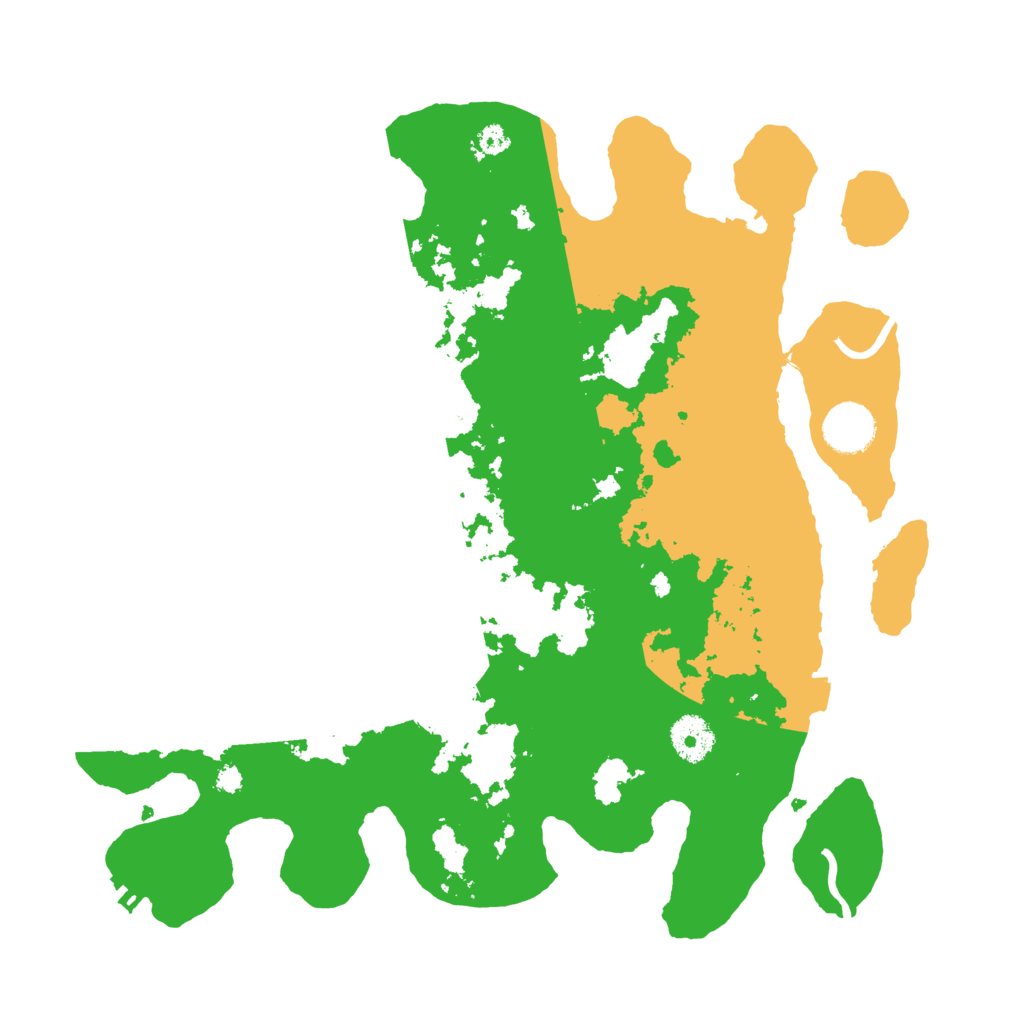 Biome Rust Map: Procedural Map, Size: 3500, Seed: 366921272