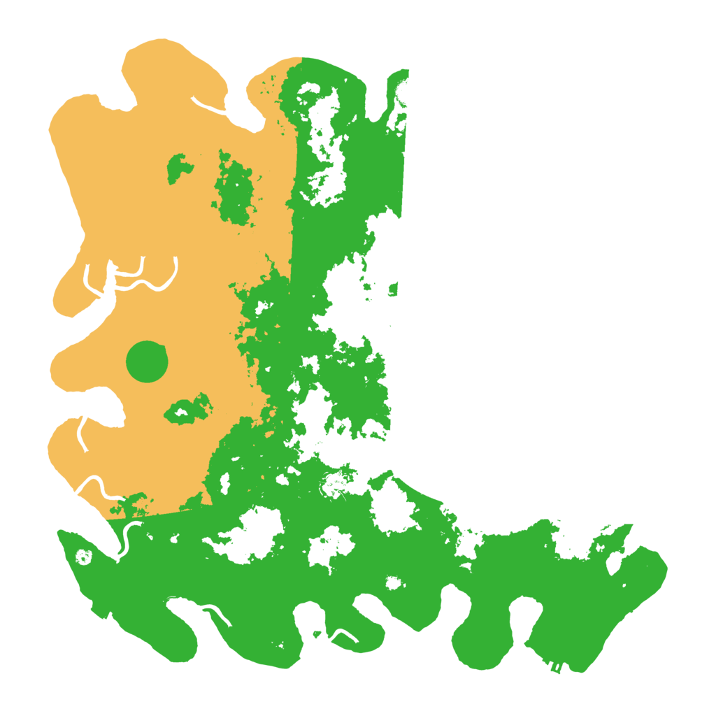 Biome Rust Map: Procedural Map, Size: 4500, Seed: 442251