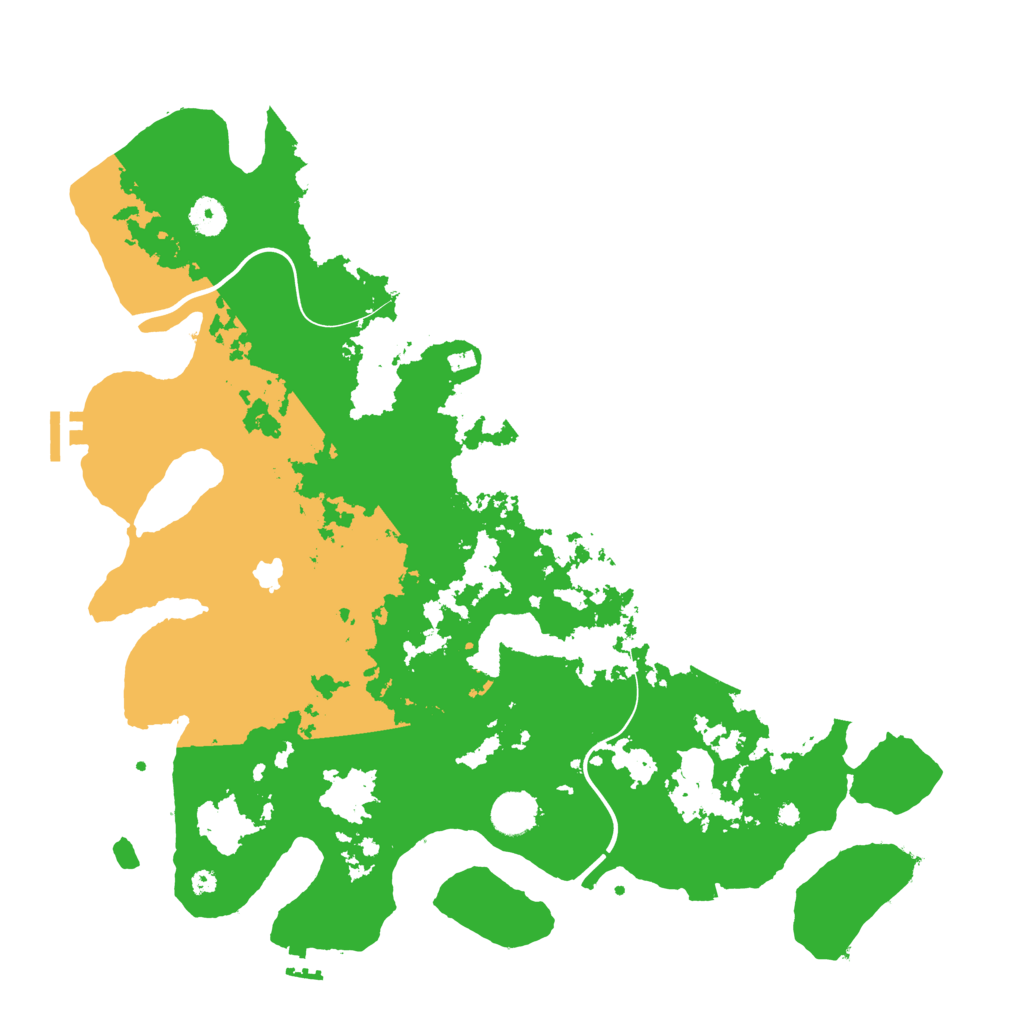 Biome Rust Map: Procedural Map, Size: 4134, Seed: 1489