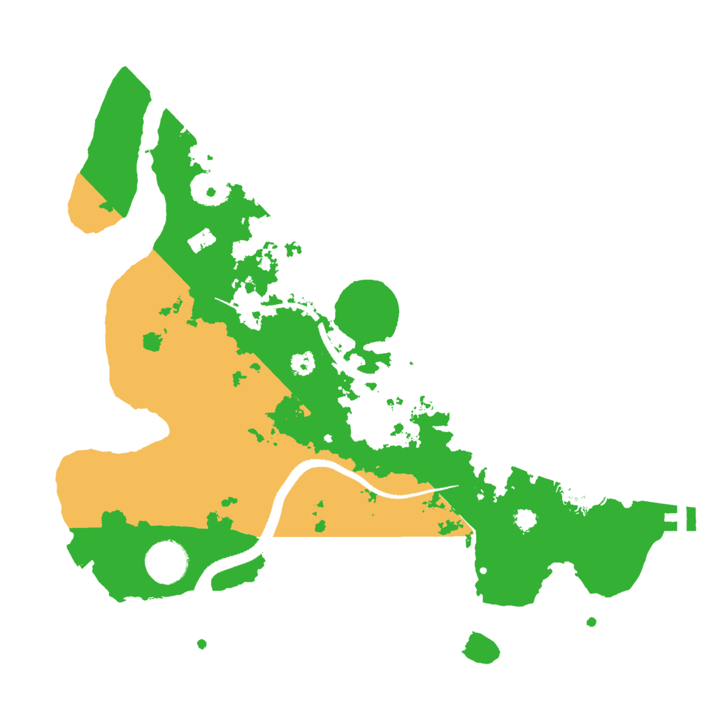 Biome Rust Map: Procedural Map, Size: 3000, Seed: 6425