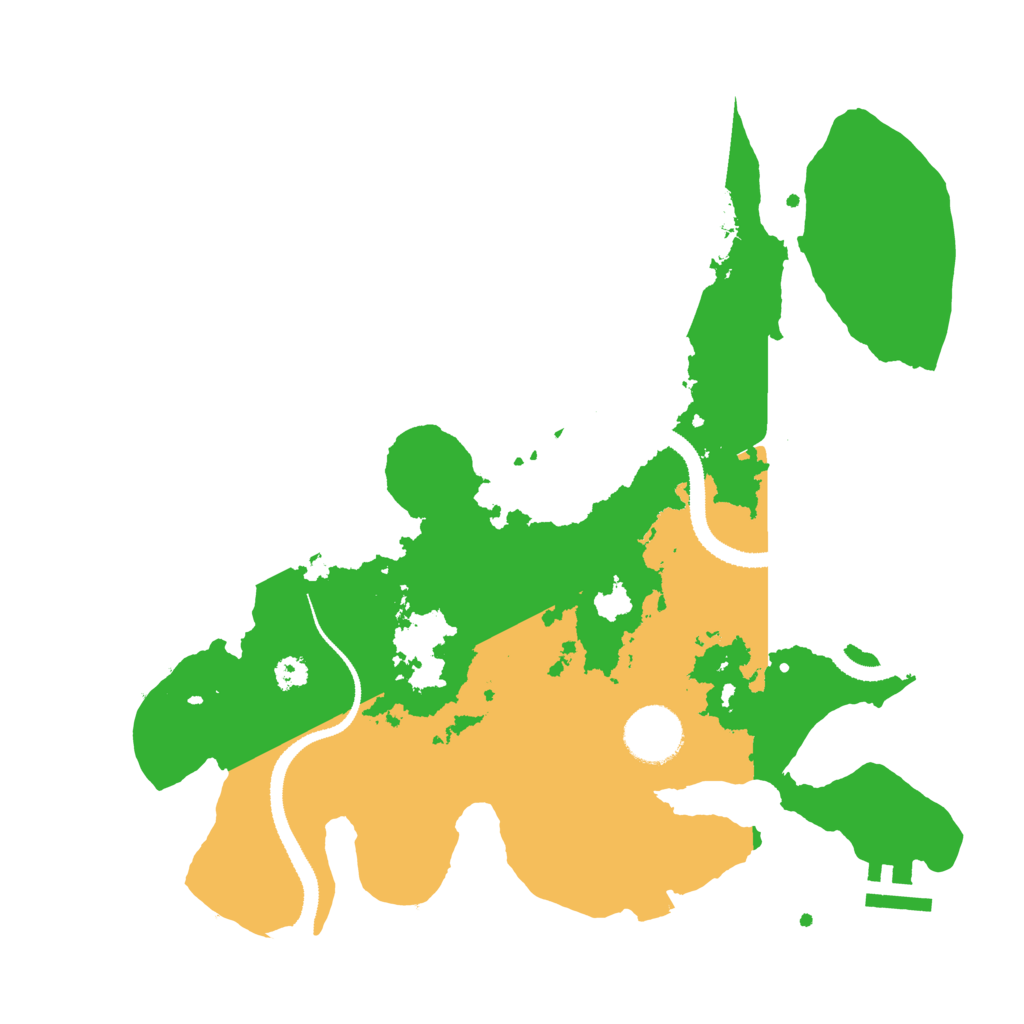 Biome Rust Map: Procedural Map, Size: 3126, Seed: 3260