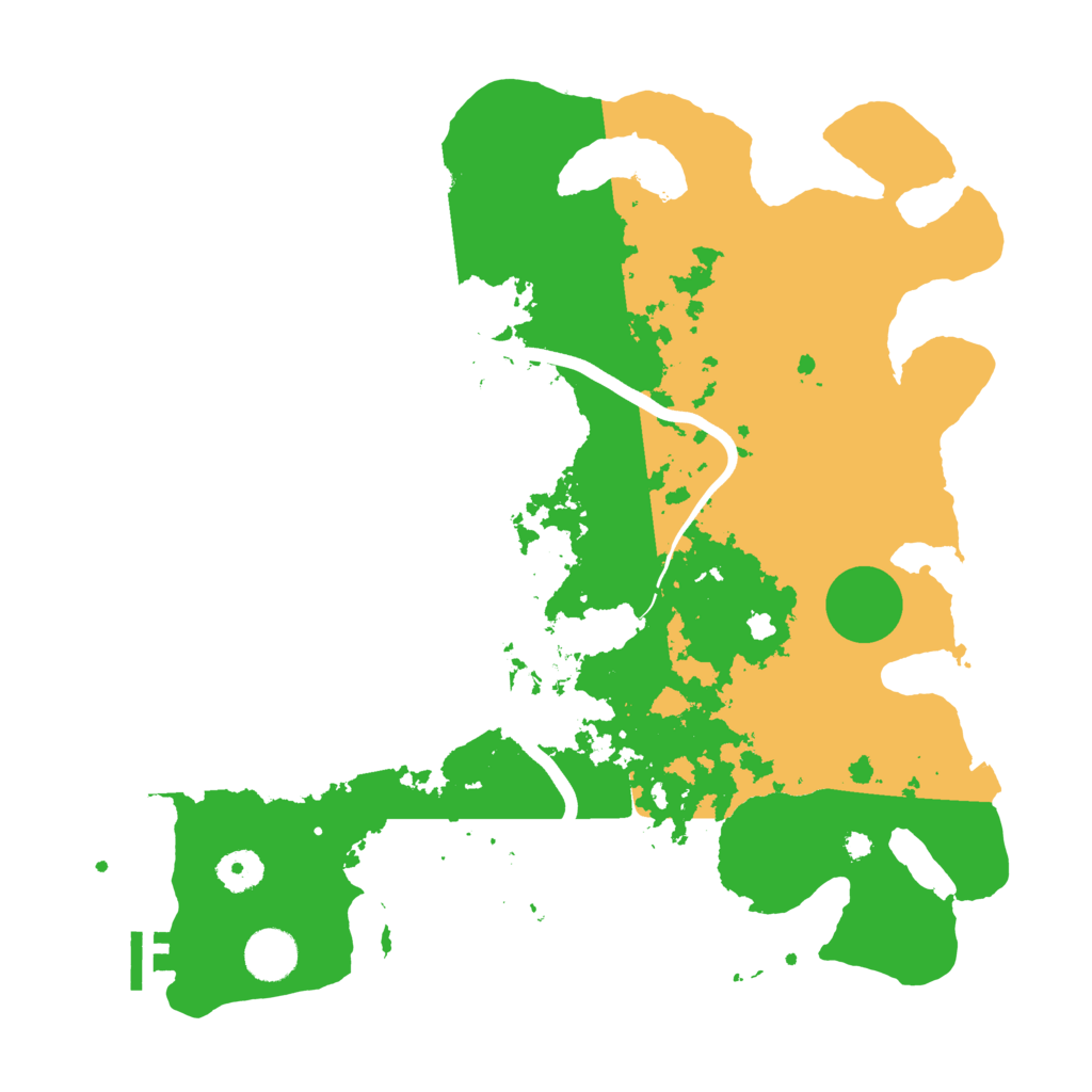 Biome Rust Map: Procedural Map, Size: 3750, Seed: 489156457