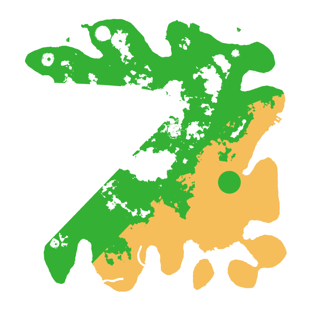 Biome Rust Map: Procedural Map, Size: 3600, Seed: 754345