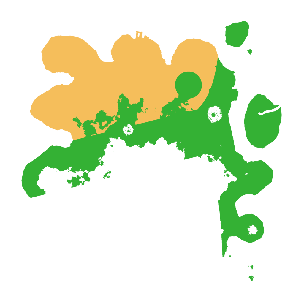 Biome Rust Map: Procedural Map, Size: 3000, Seed: 574369