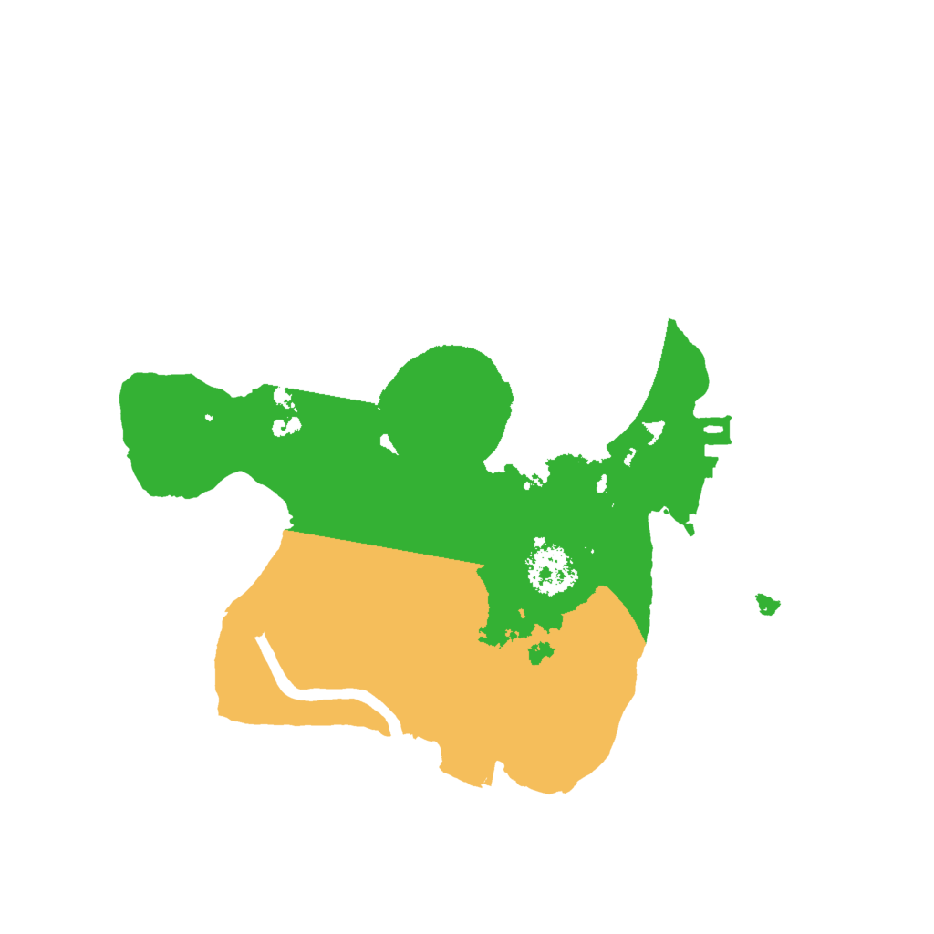 Biome Rust Map: Procedural Map, Size: 2000, Seed: 21067