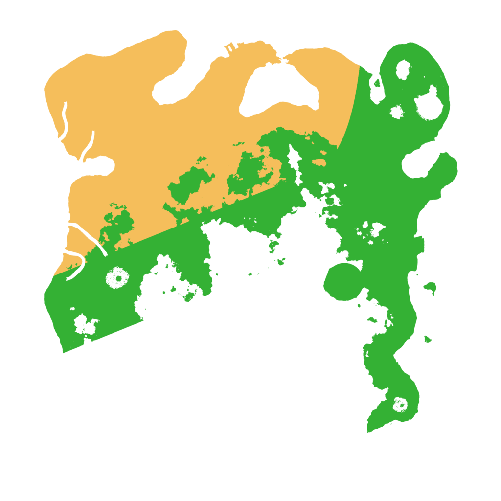 Biome Rust Map: Procedural Map, Size: 3500, Seed: 34217567