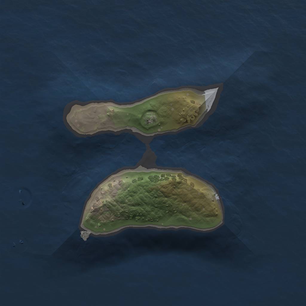 Rust Map: Procedural Map, Size: 1500, Seed: 1320091316, 3 Monuments