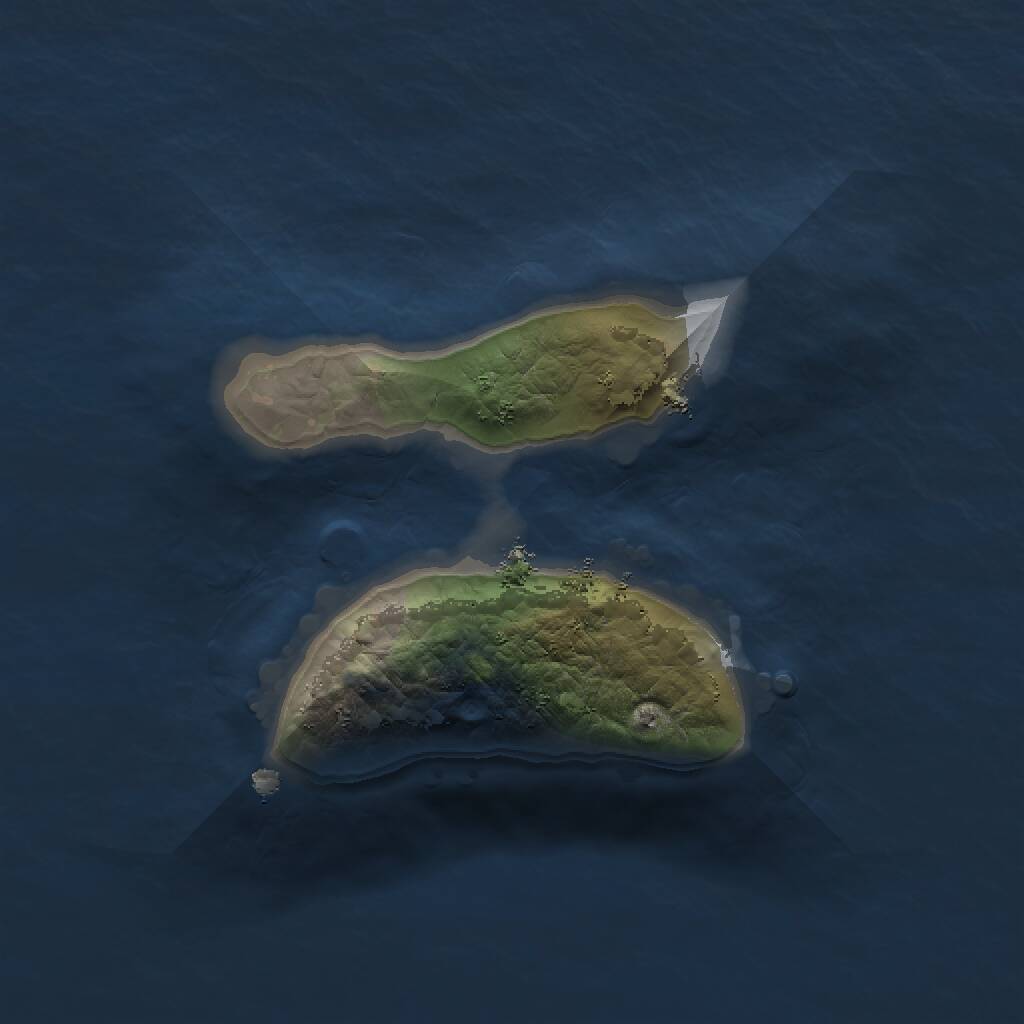 Rust Map: Procedural Map, Size: 1500, Seed: 1320091316, 1 Monuments