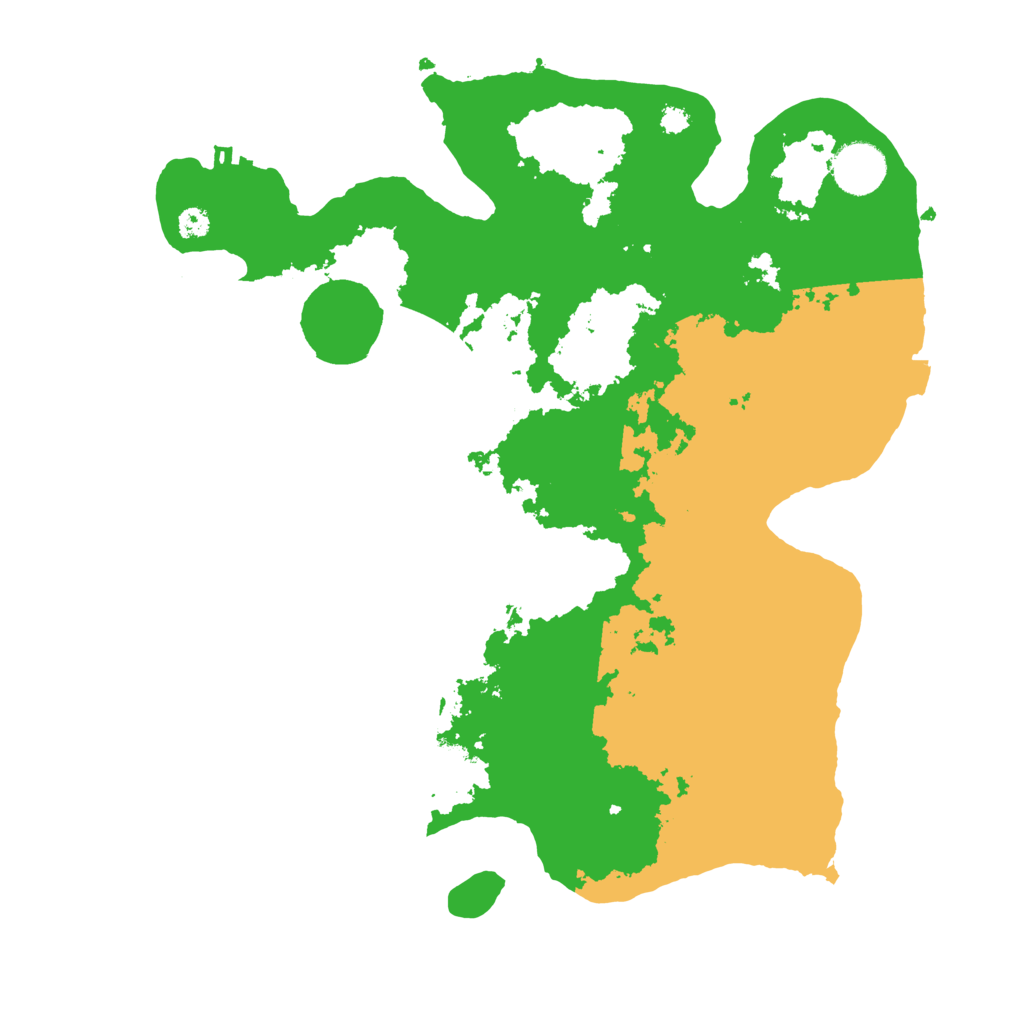Biome Rust Map: Procedural Map, Size: 3400, Seed: 76252845