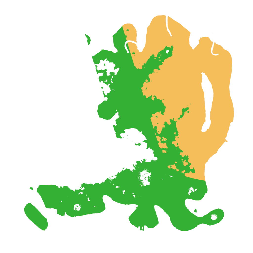 Biome Rust Map: Procedural Map, Size: 3750, Seed: 23206