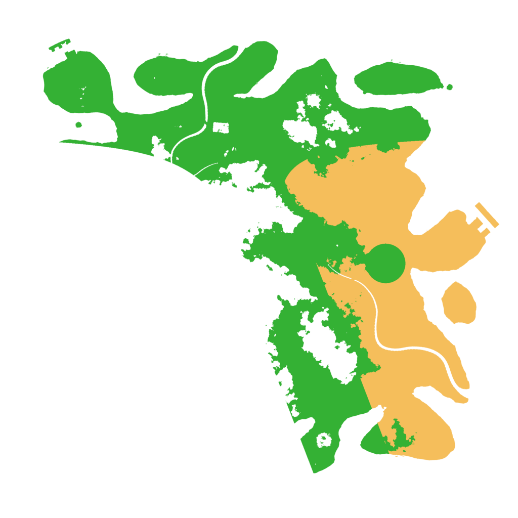 Biome Rust Map: Procedural Map, Size: 3475, Seed: 86753099