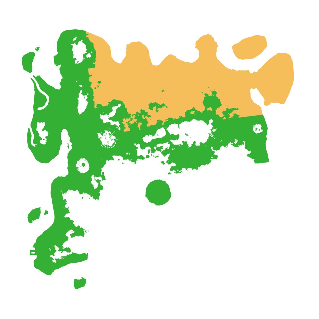 Biome Rust Map: Procedural Map, Size: 3500, Seed: 2072830136