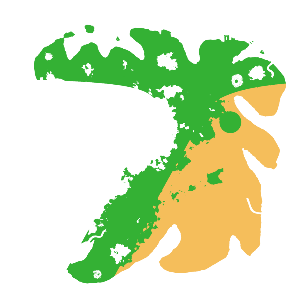 Biome Rust Map: Procedural Map, Size: 3650, Seed: 66801084