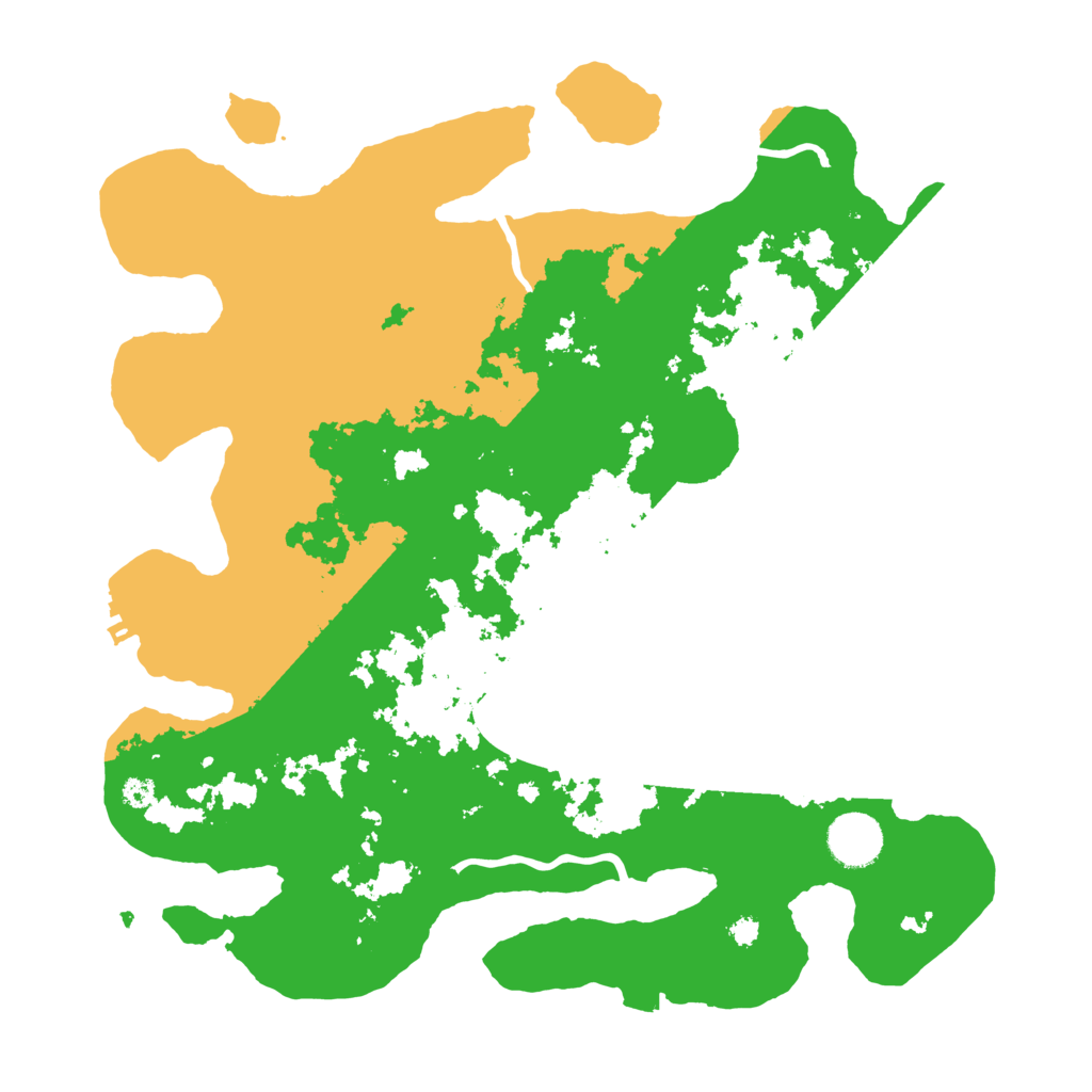 Biome Rust Map: Procedural Map, Size: 3500, Seed: 4974