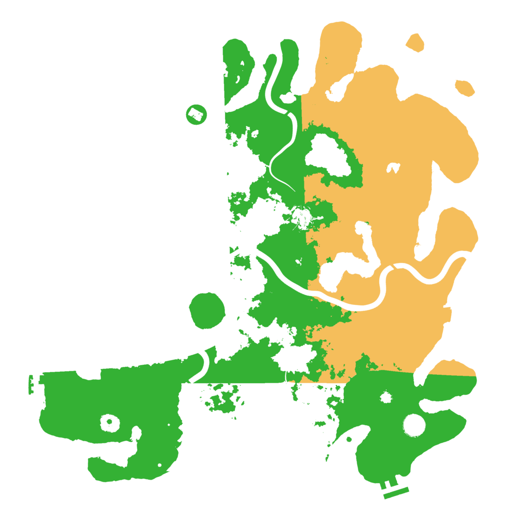 Biome Rust Map: Procedural Map, Size: 4000, Seed: 58153743