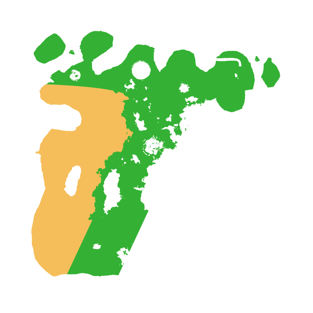 Biome Rust Map: Procedural Map, Size: 3000, Seed: 892232732