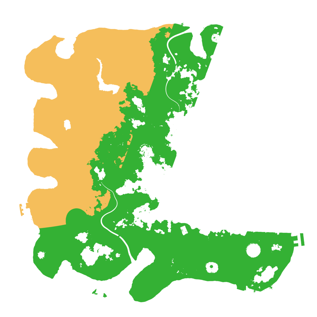 Biome Rust Map: Procedural Map, Size: 4000, Seed: 53802