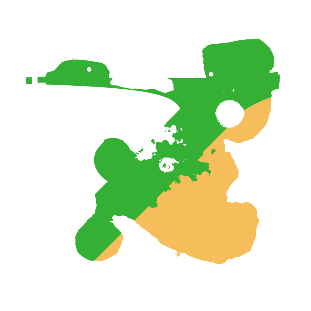 Biome Rust Map: Procedural Map, Size: 2100, Seed: 111657575