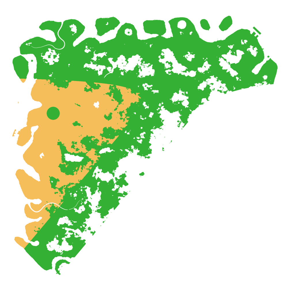 Biome Rust Map: Procedural Map, Size: 6000, Seed: 1710201210