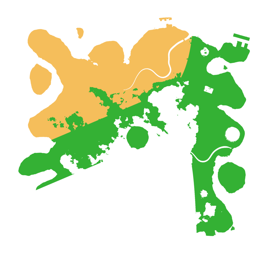 Biome Rust Map: Procedural Map, Size: 3250, Seed: 1562304900