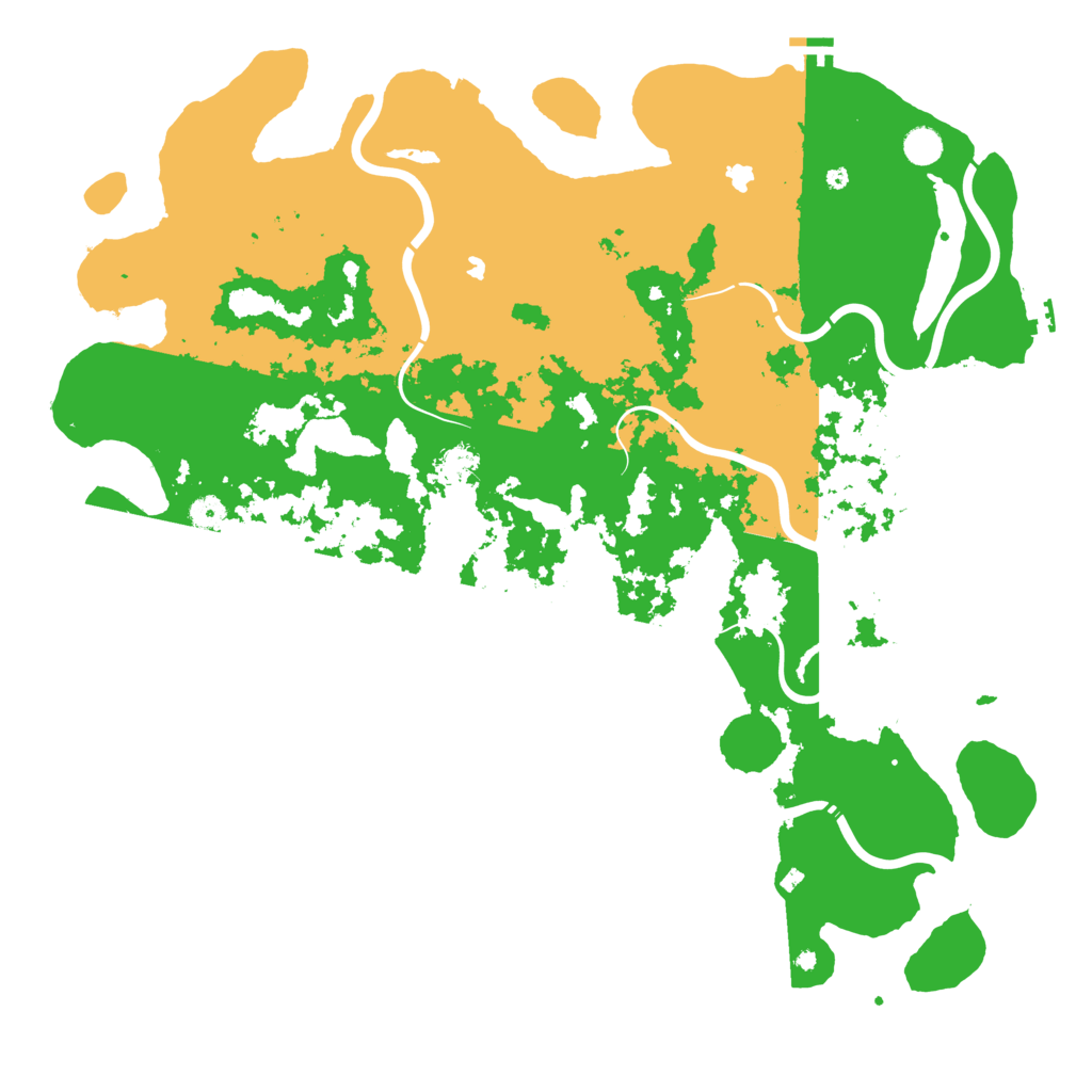 Biome Rust Map: Procedural Map, Size: 5000, Seed: 27255274