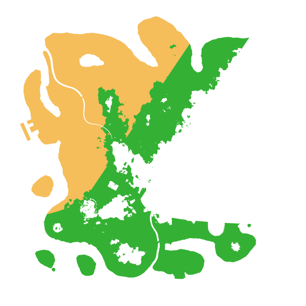 Biome Rust Map: Procedural Map, Size: 3333, Seed: 36926567