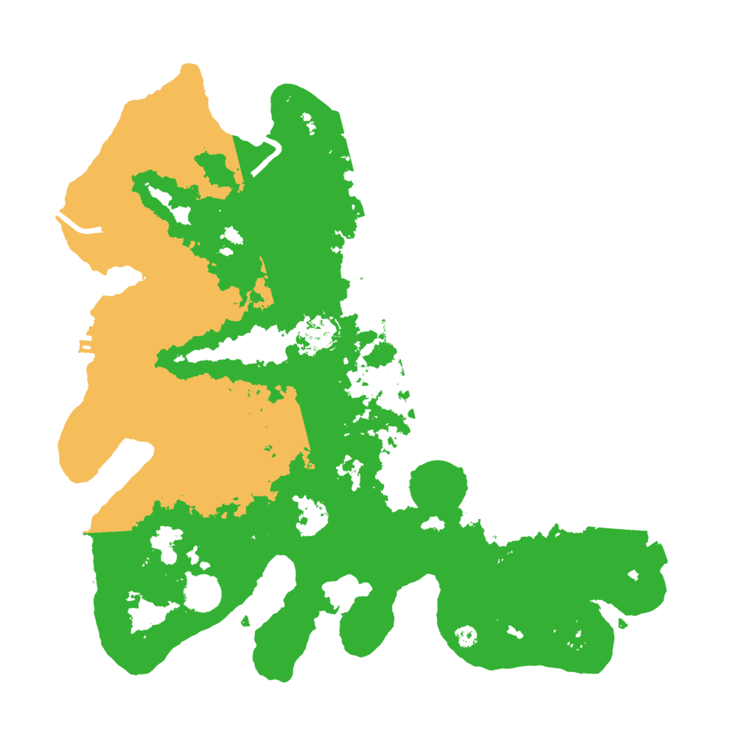 Biome Rust Map: Procedural Map, Size: 3500, Seed: 44647466