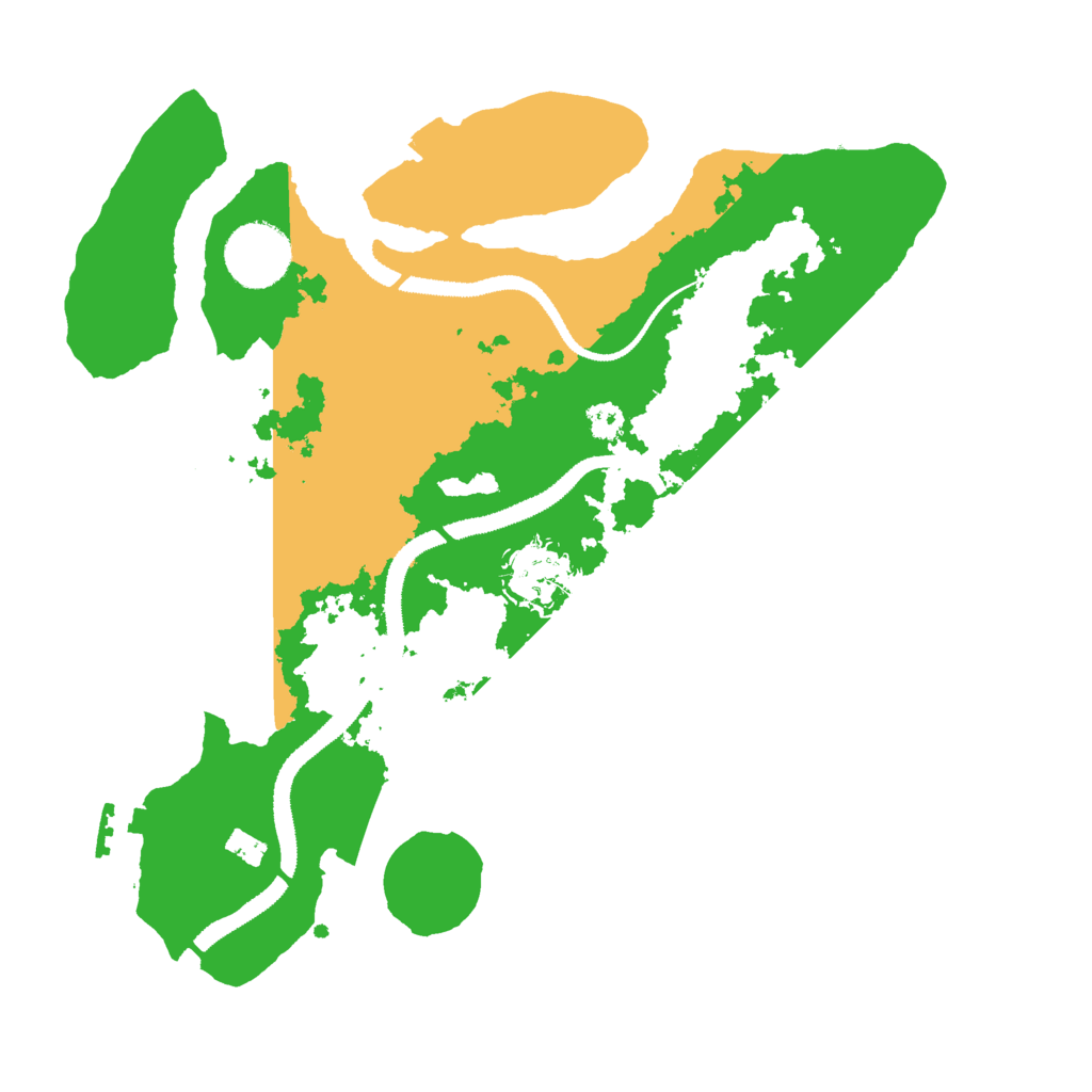 Biome Rust Map: Procedural Map, Size: 3000, Seed: 534756507