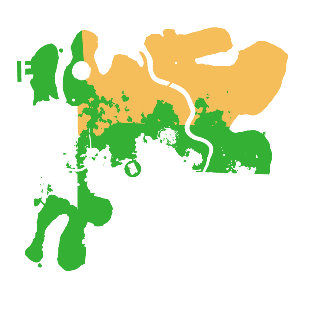 Biome Rust Map: Procedural Map, Size: 3000, Seed: 572797086