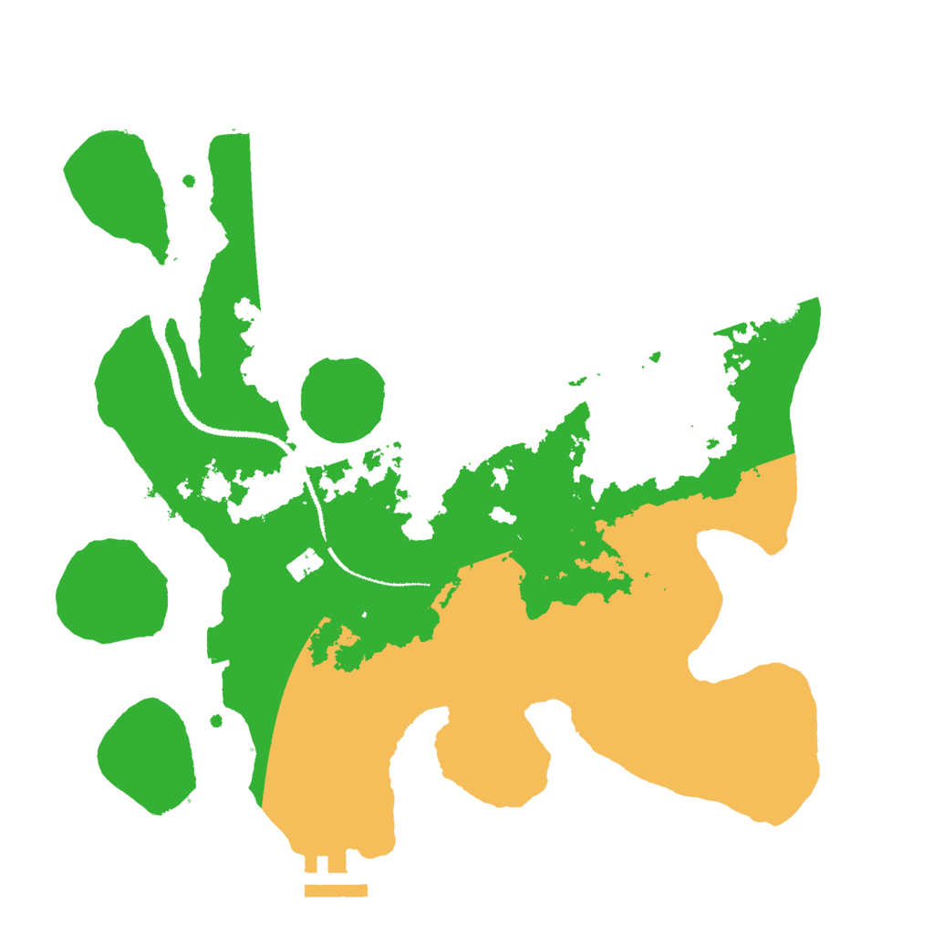 Biome Rust Map: Procedural Map, Size: 3000, Seed: 1674972238