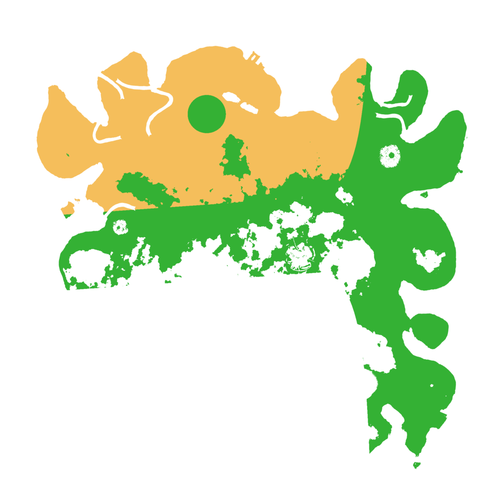 Biome Rust Map: Procedural Map, Size: 3500, Seed: 1987537907