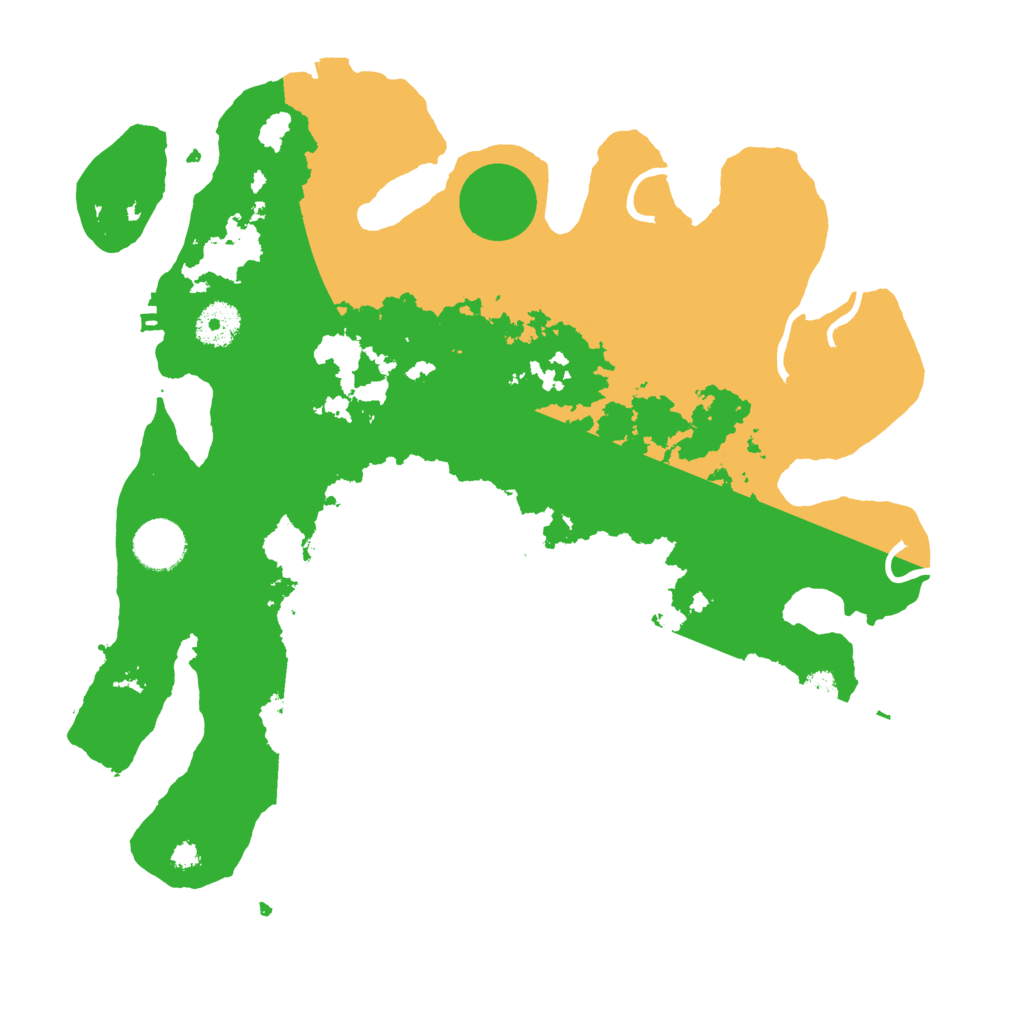 Biome Rust Map: Procedural Map, Size: 3500, Seed: 93542156