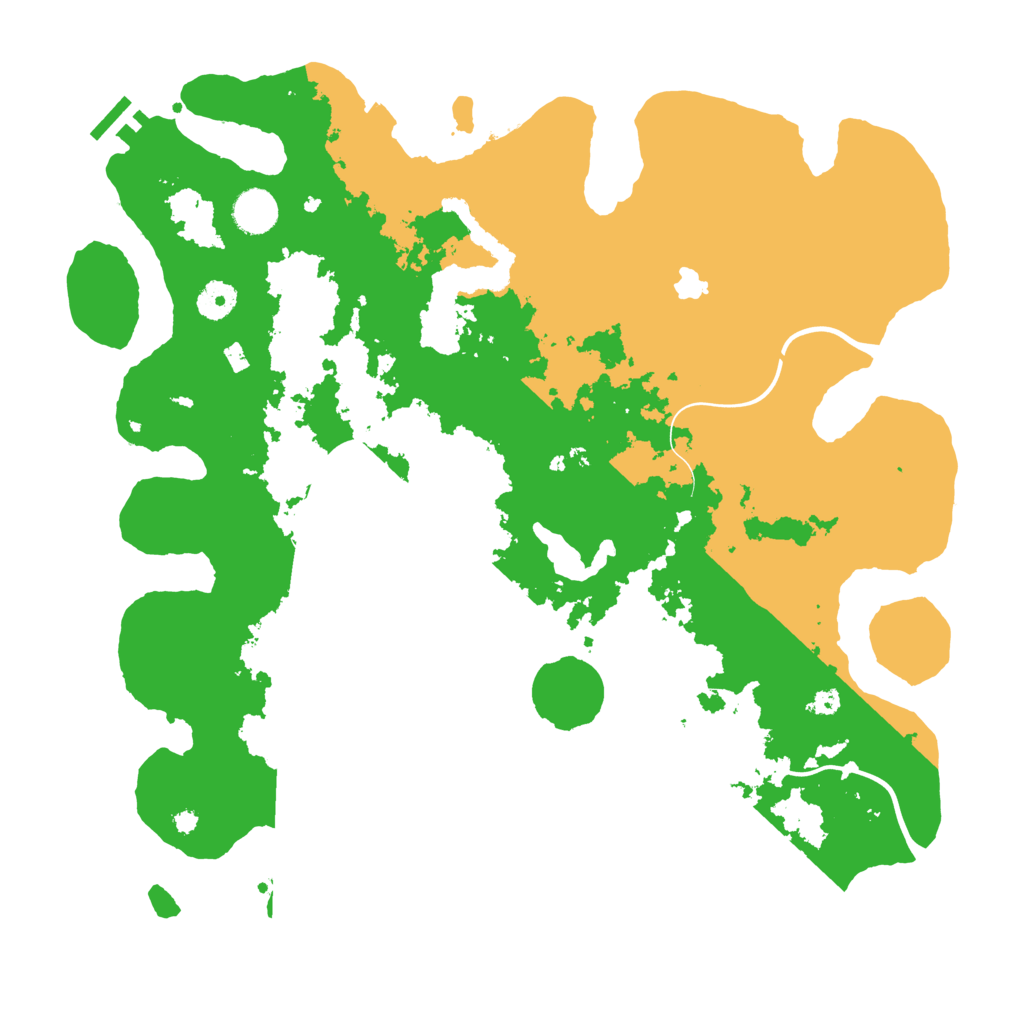 Biome Rust Map: Procedural Map, Size: 4000, Seed: 132356