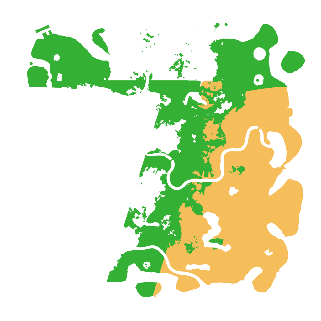 Biome Rust Map: Procedural Map, Size: 4500, Seed: 159830853