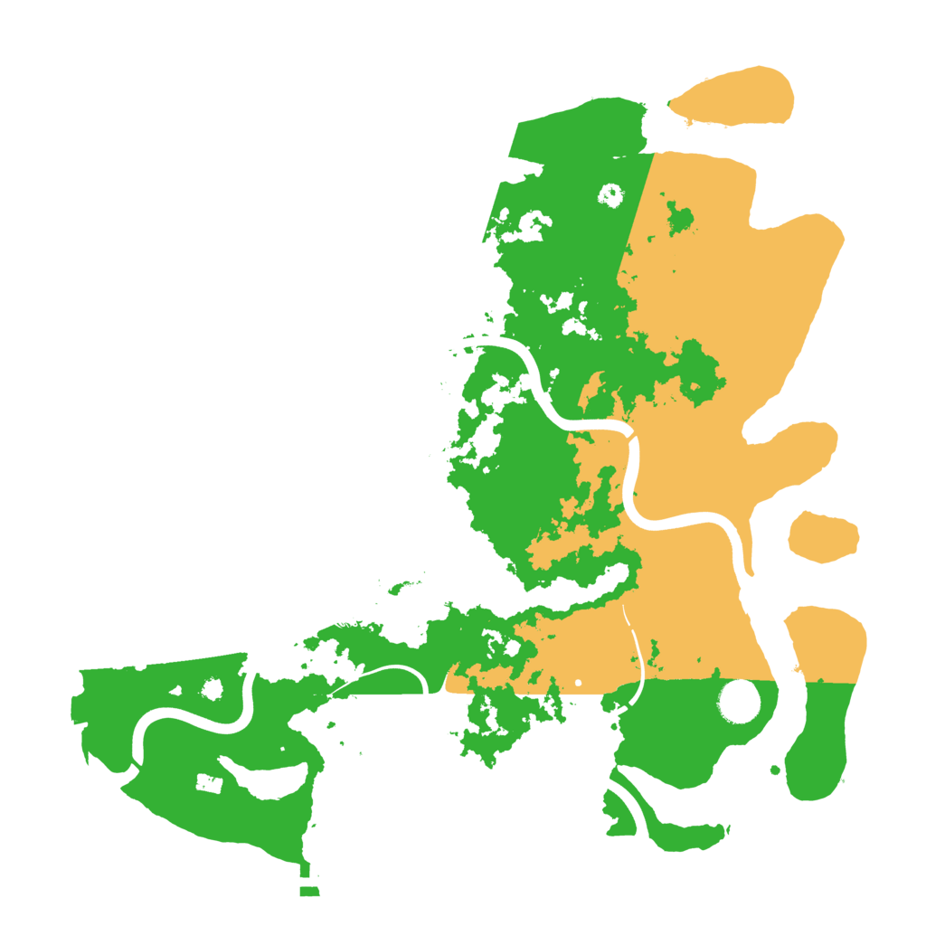 Biome Rust Map: Procedural Map, Size: 3850, Seed: 39205744